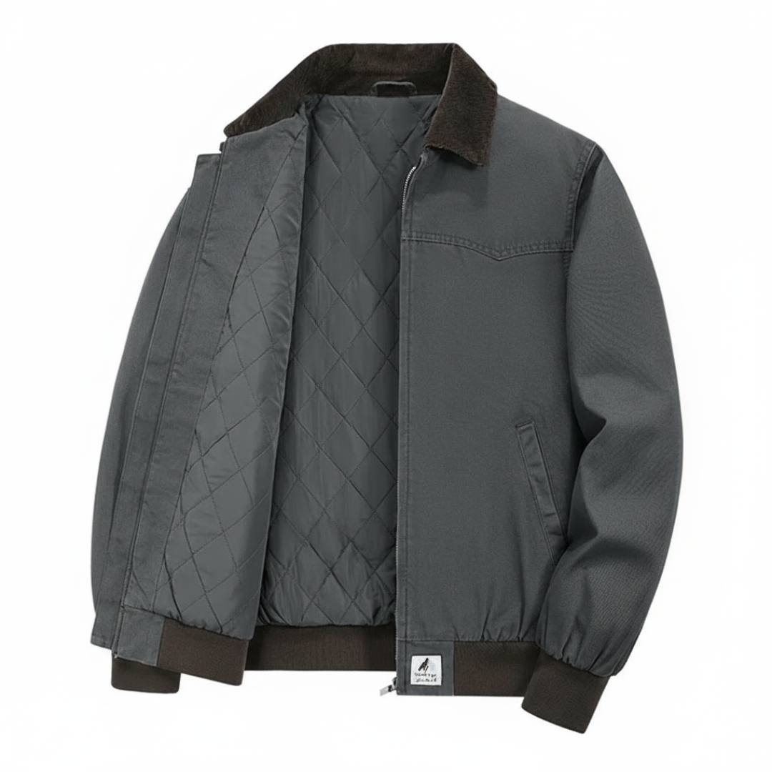 The Hudson Quilted Collar Jacket