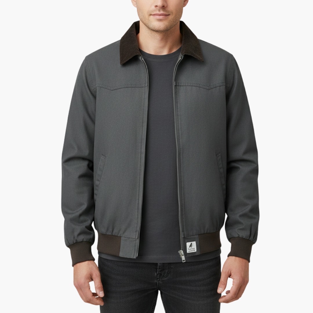 The Hudson Quilted Collar Jacket