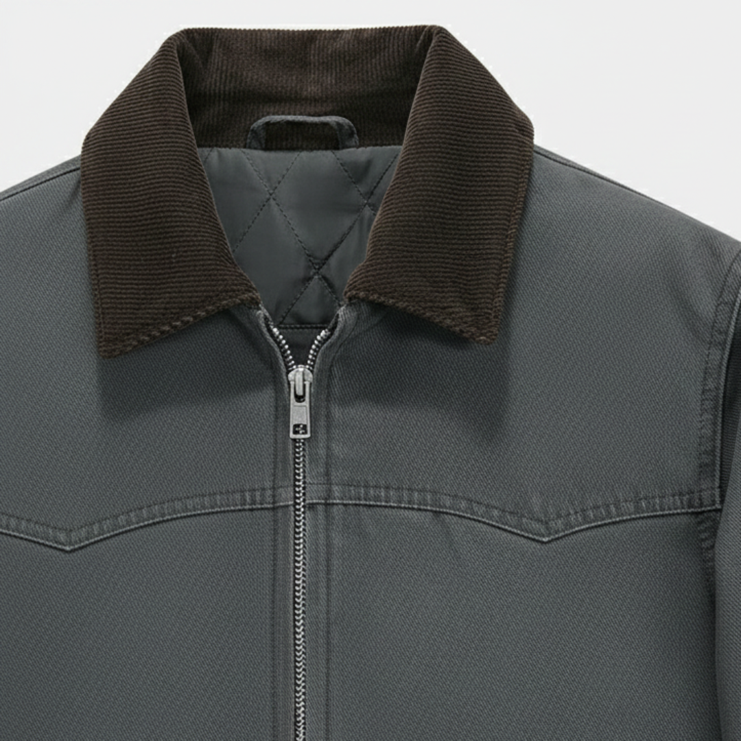 The Hudson Quilted Collar Jacket