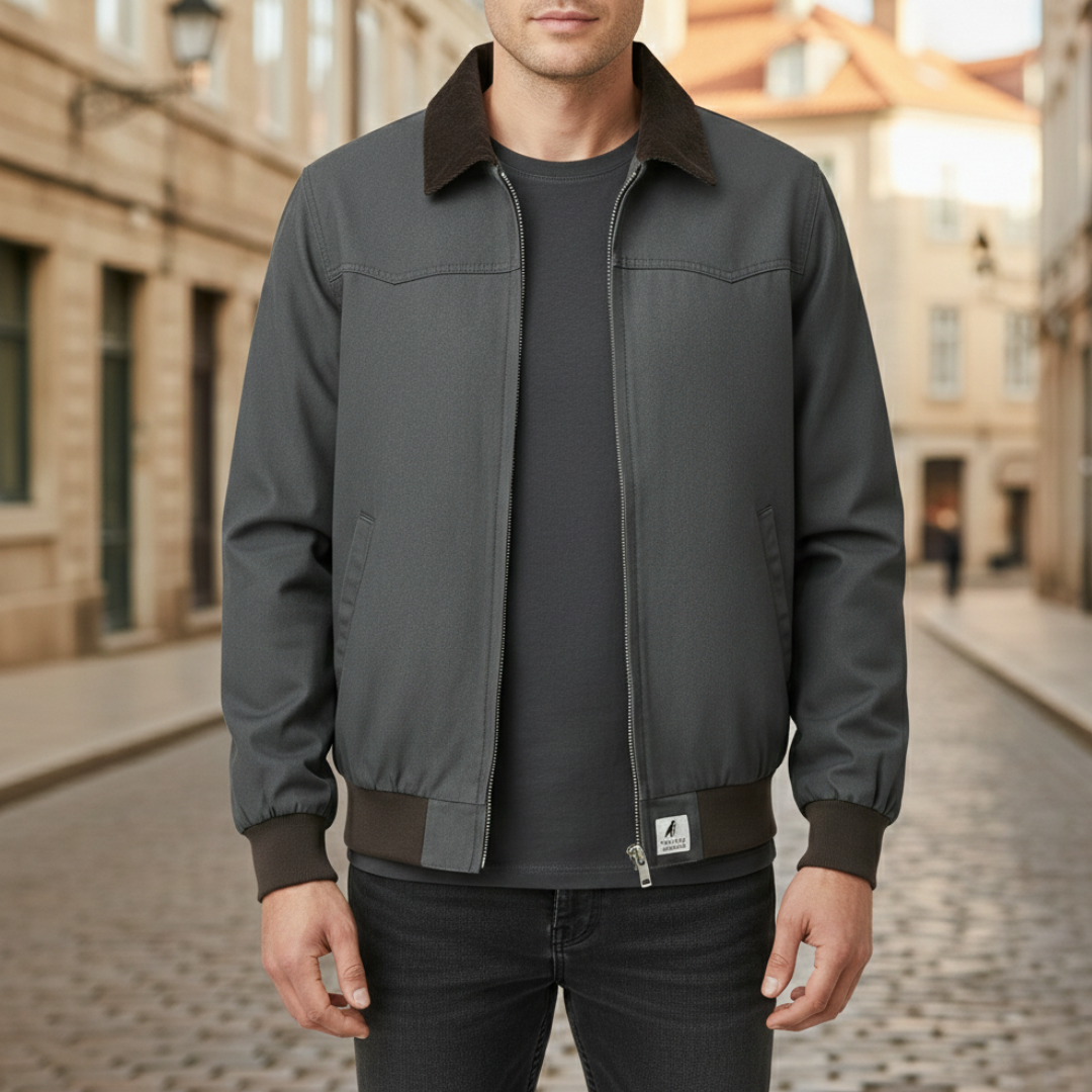 The Hudson Quilted Collar Jacket
